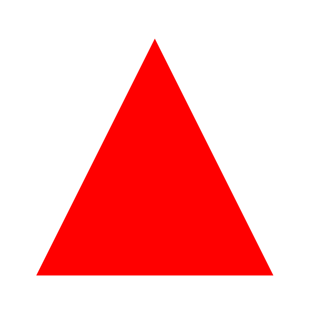 Image from http://faculty.otterbein.edu/wittman1/comp1600/labs/lab10.aspx depicting a Sierpinksi Triangle